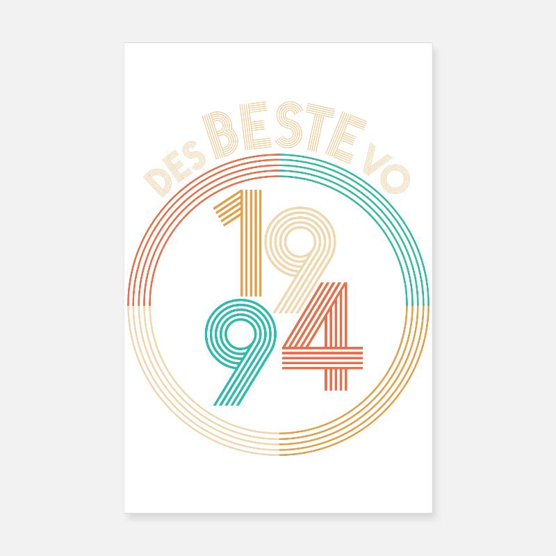 des BESTE vo 1994 - das BESTE von 1994, Geburtstag Poster 20x30 cm