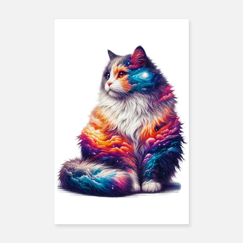 Chat Poster 20 x 30 cm