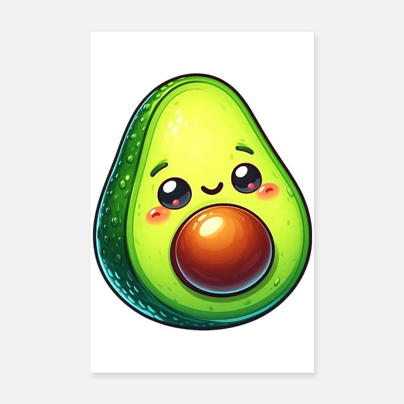 Avocado Poster 20x30 cm
