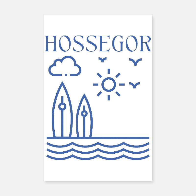 HOSSEGOR Poster 20 x 30 cm