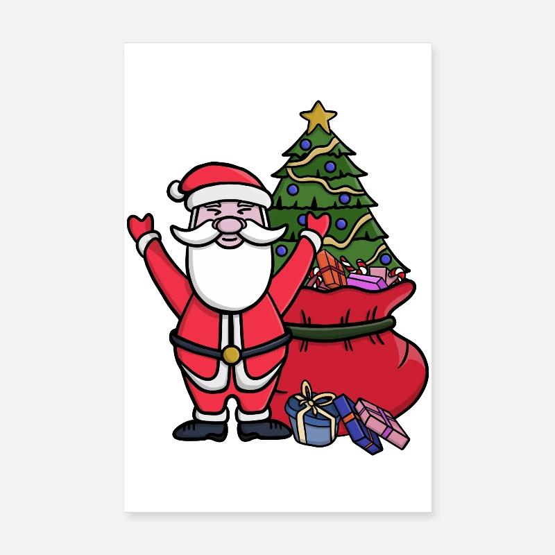 Joyeux Noël à tous Poster 20 x 30 cm
