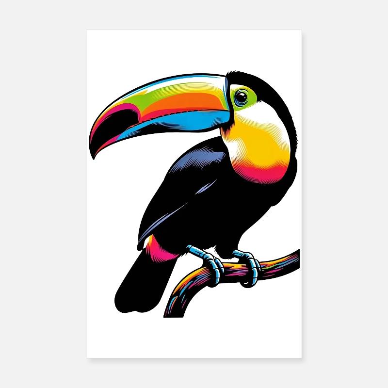 Toucan Poster 8" x 12" (20x30 cm)