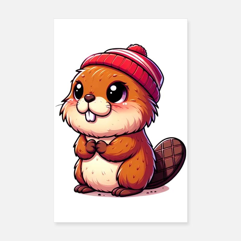 Castor Poster 20 x 30 cm