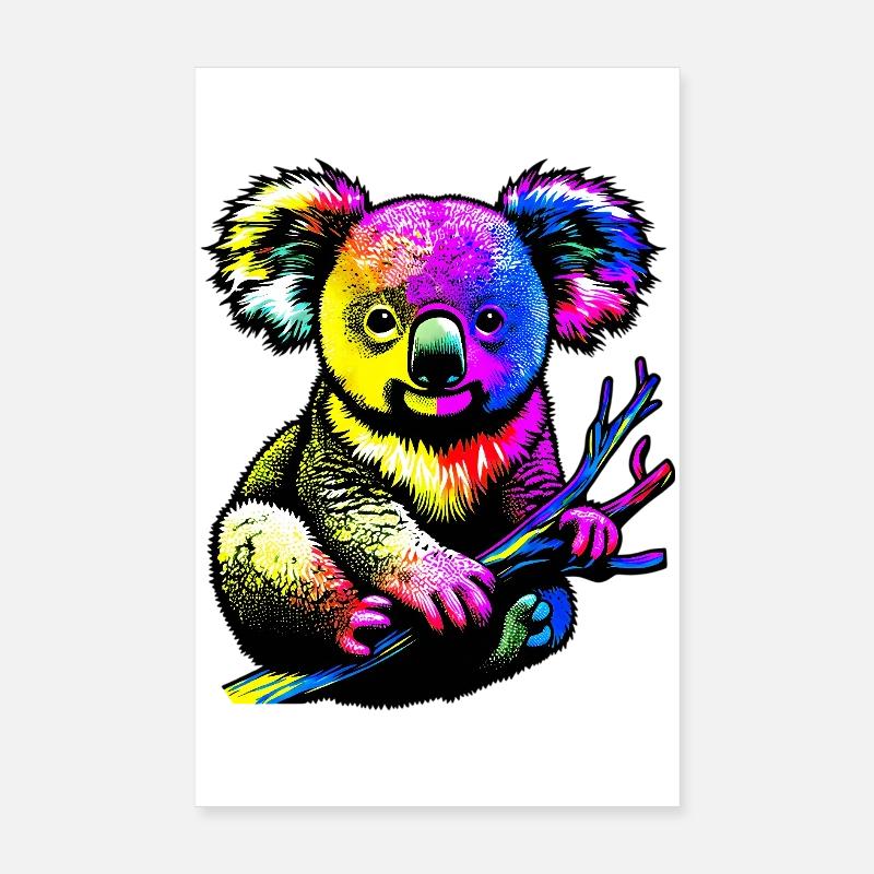 Koala Poster 8" x 12" (20x30 cm)