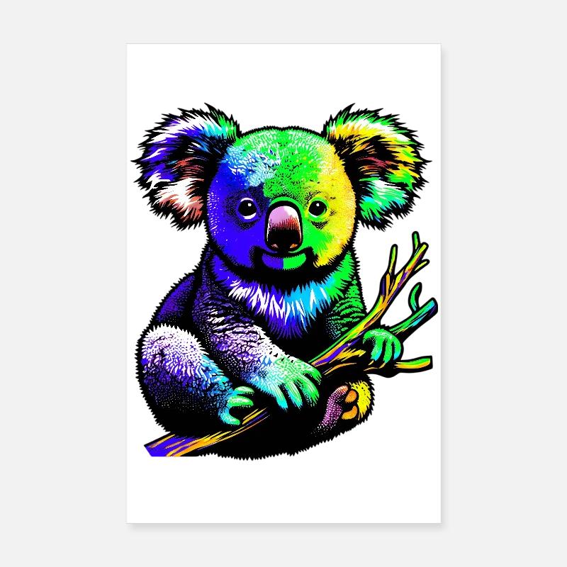 Koala Poster 8" x 12" (20x30 cm)