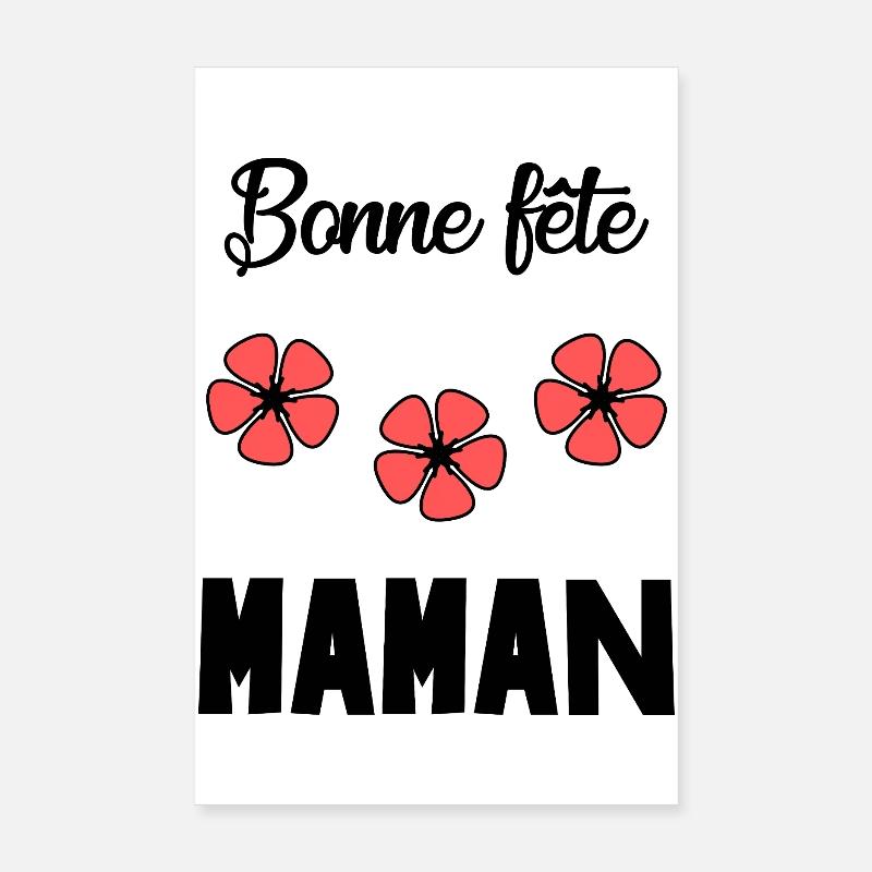 MUTTERTAG. SCHÖNEN MUTTERTAG. MAMA Poster 20x30 cm