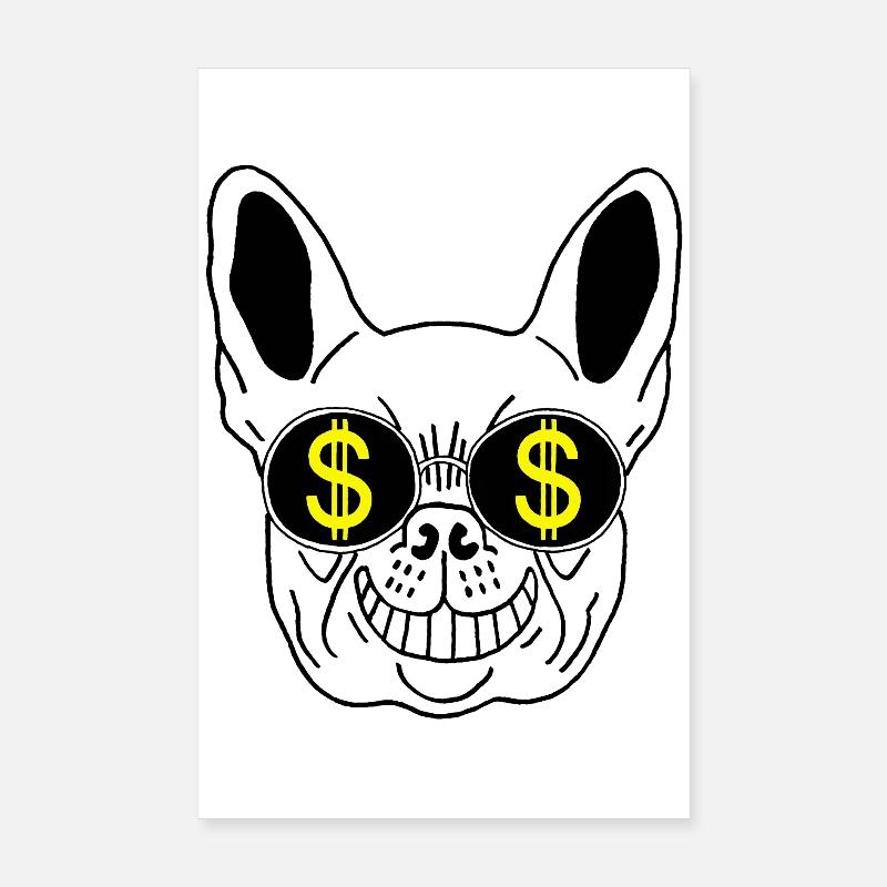 Dog on holiday Poster 8" x 12" (20x30 cm)