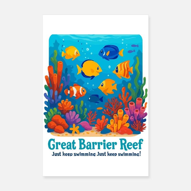 Grande Barrière de corail Poster 20 x 30 cm