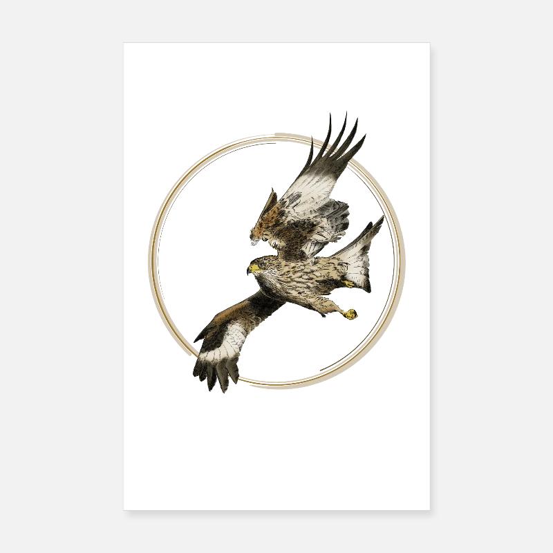 Falcon Poster 8" x 12" (20x30 cm)