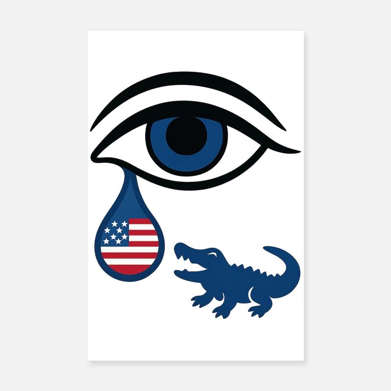 Florida Tear Poster 8" x 12" (20x30 cm)