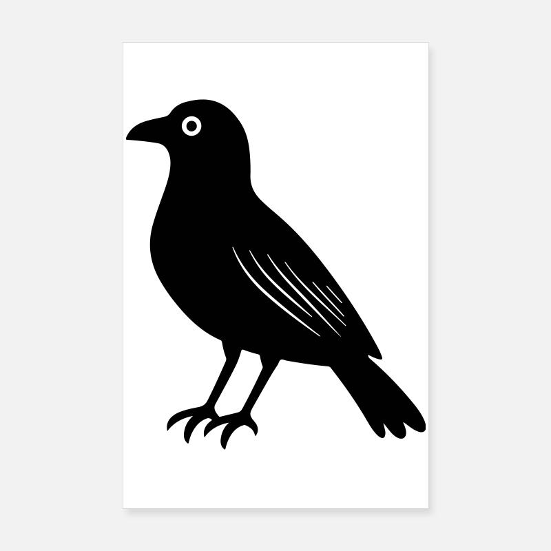 Corbeau Poster 20 x 30 cm