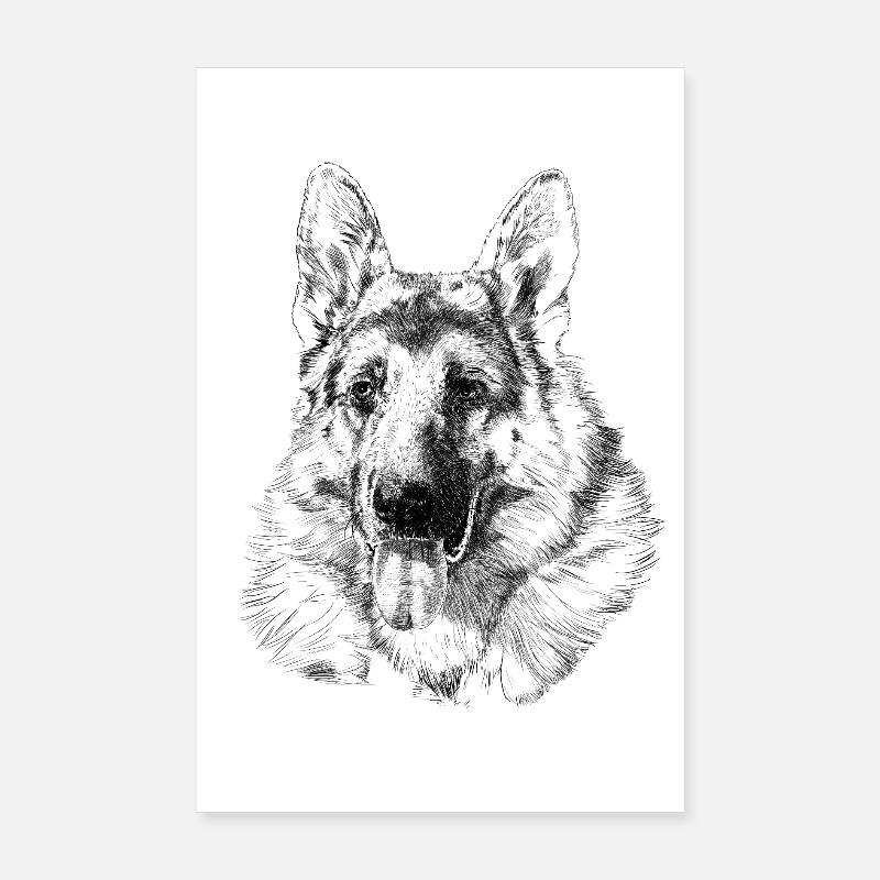 Sheepdog Poster 8" x 12" (20x30 cm)