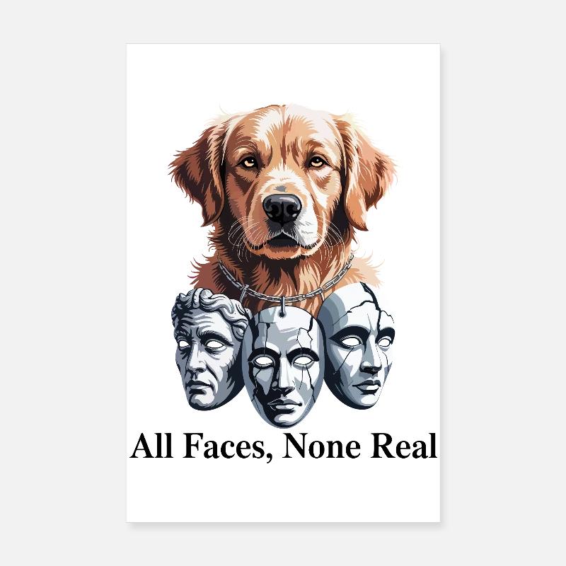 Théâtre Masqué Canin Poster 20 x 30 cm