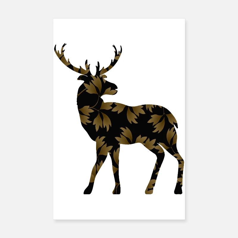 Cerf Poster 20 x 30 cm