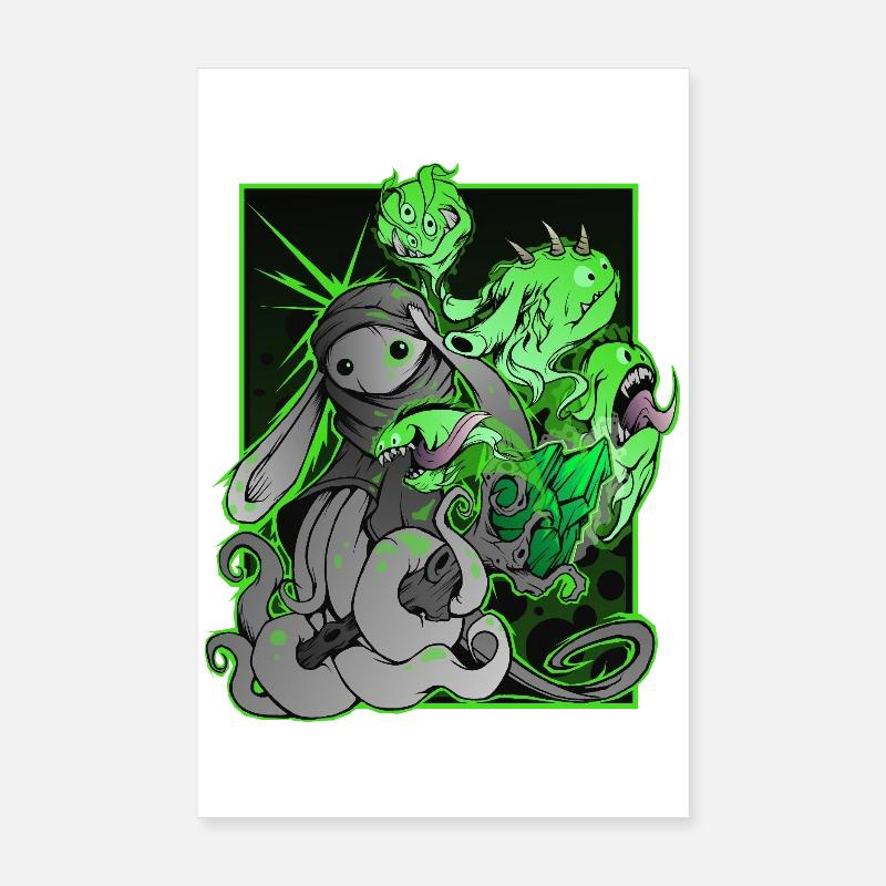 Magic - Poster 8" x 12" (20x30 cm) - white
