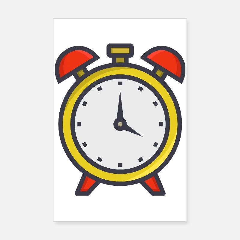 Réveille-matin Poster 20 x 30 cm