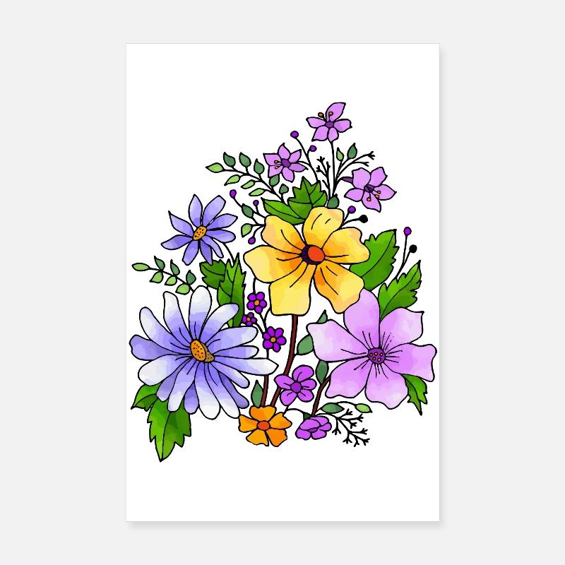 Fleur Poster 20 x 30 cm