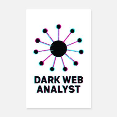 Dark Web Analyst - Cybersécurité Poster 20 x 30 cm