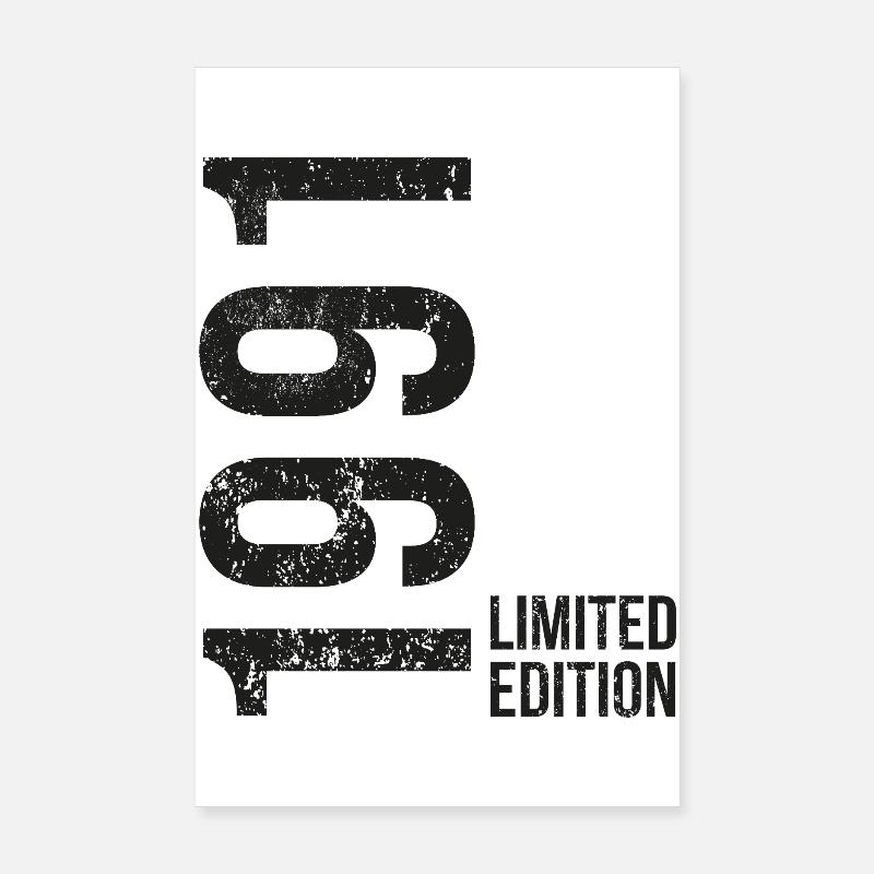 35e anniversaire Édition Limitée 1991 Poster 20 x 30 cm