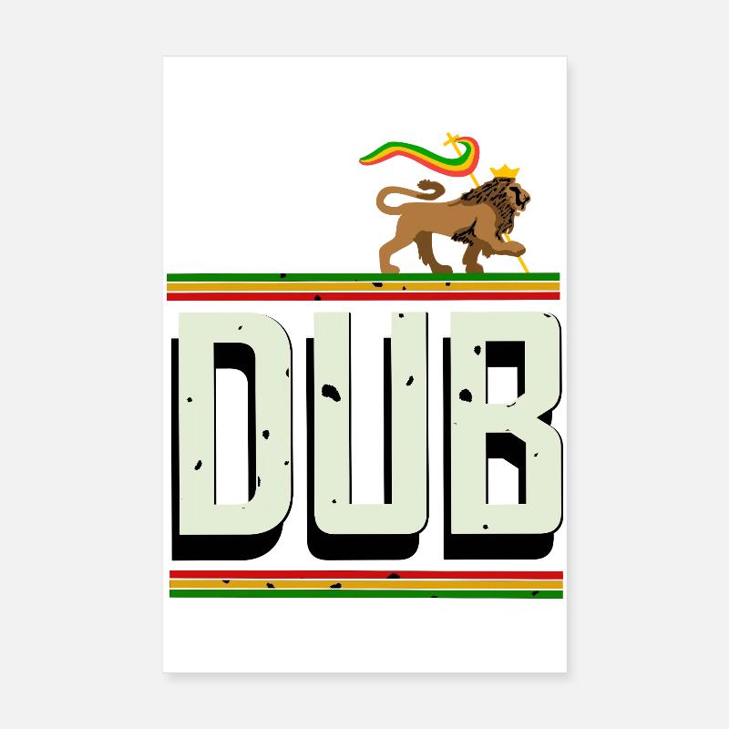 Dub Reggae Poster 20x30 cm