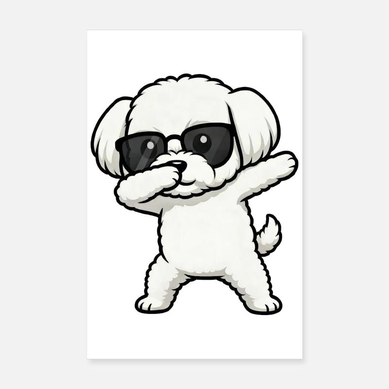 Dab du maltais Poster 20 x 30 cm