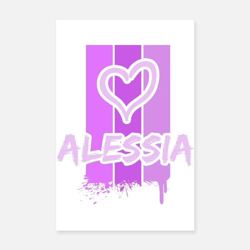 Idée cadeau : Alessia Poster 20 x 30 cm
