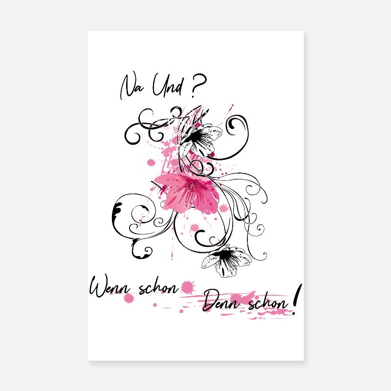 Na und ? Poster 20x30 cm