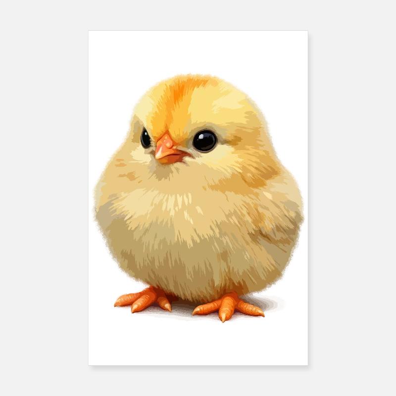Kleines Sonnenküken Poster 20x30 cm