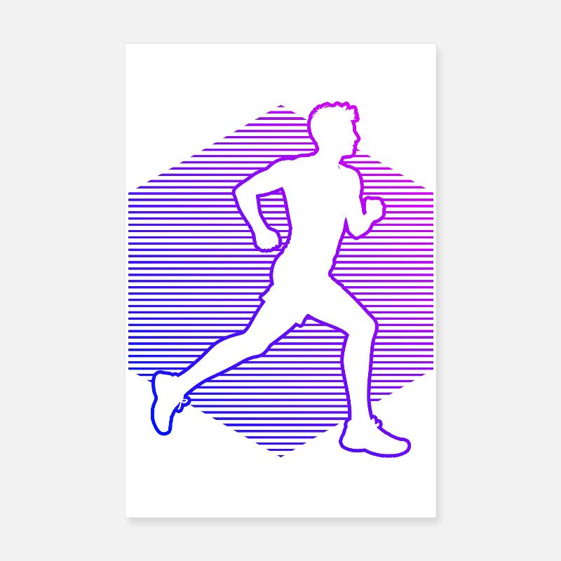 Idée cadeau pour une course à pied Poster 20 x 30 cm