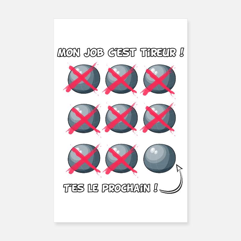 Occupation shooter - Poster 8" x 12" (20x30 cm) - white