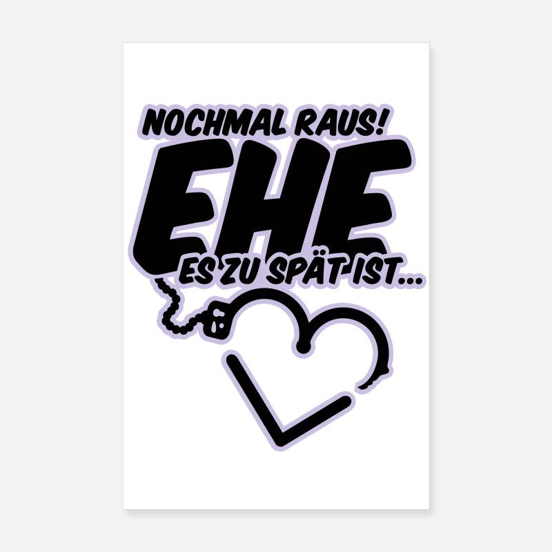 enterrement de vie de mariage de douche de mariage Poster 20 x 30 cm