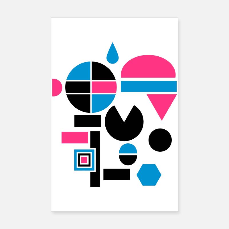 verschiedene Formen Poster 20x30 cm