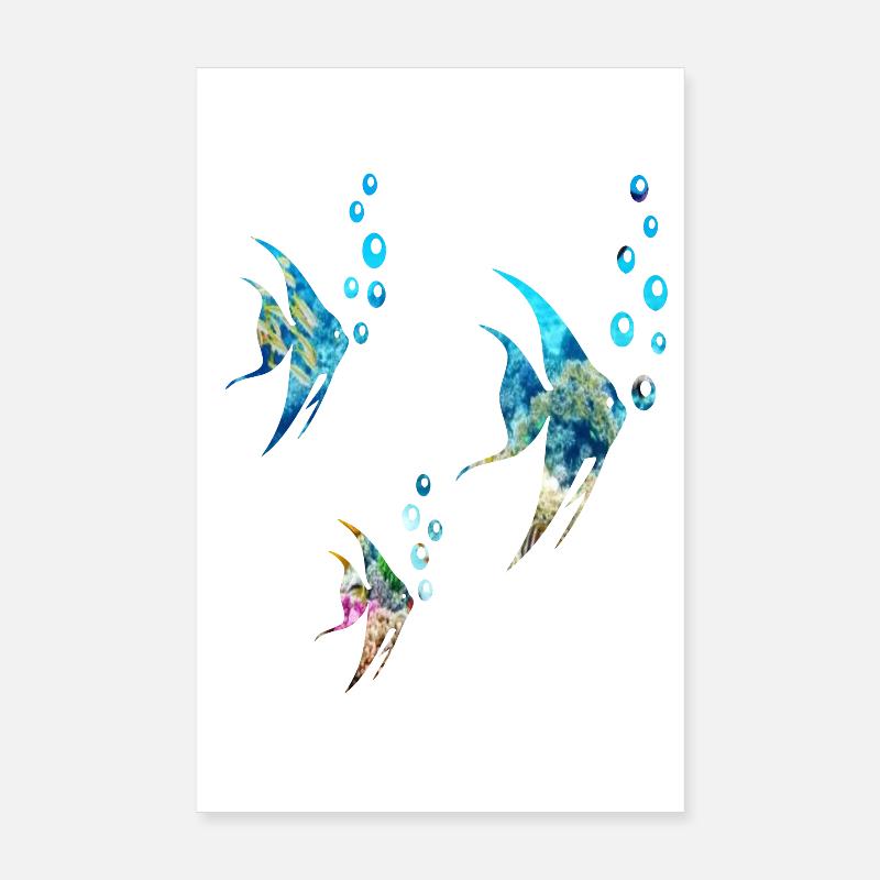 Fische Poster 20x30 cm