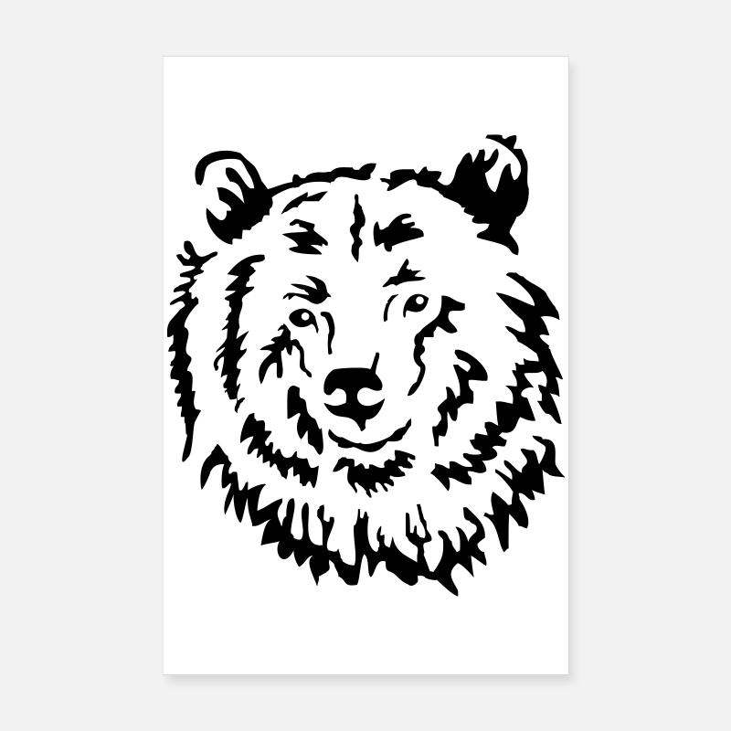 bear Poster 8" x 12" (20x30 cm)