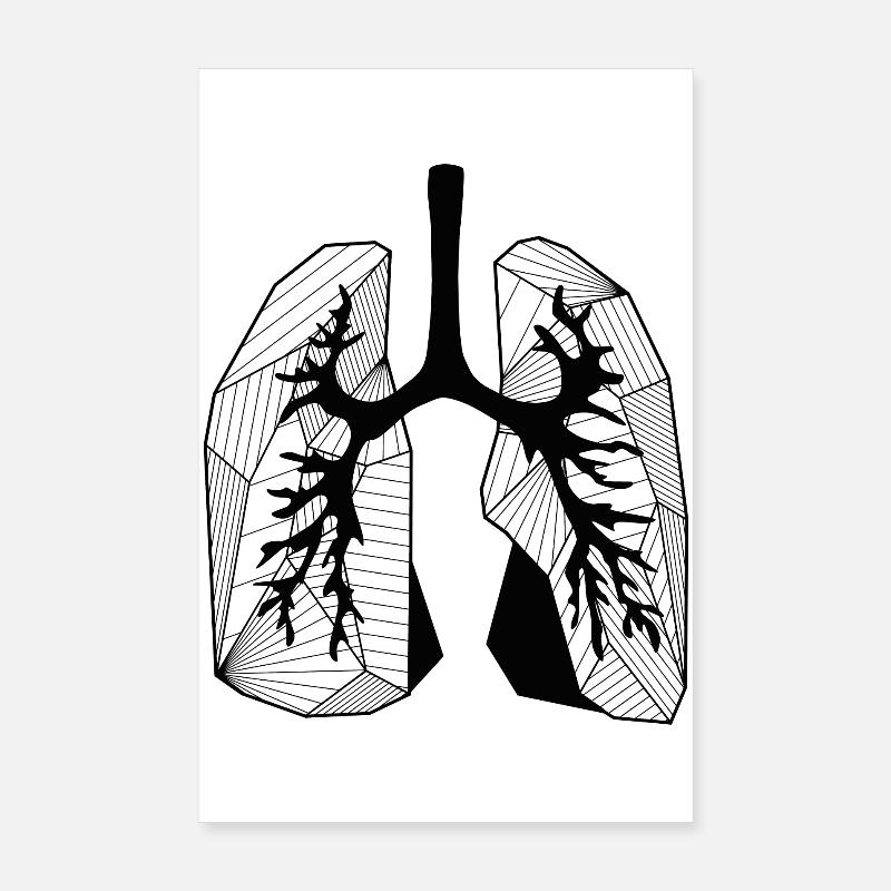 Lungs Poster 8" x 12" (20x30 cm)