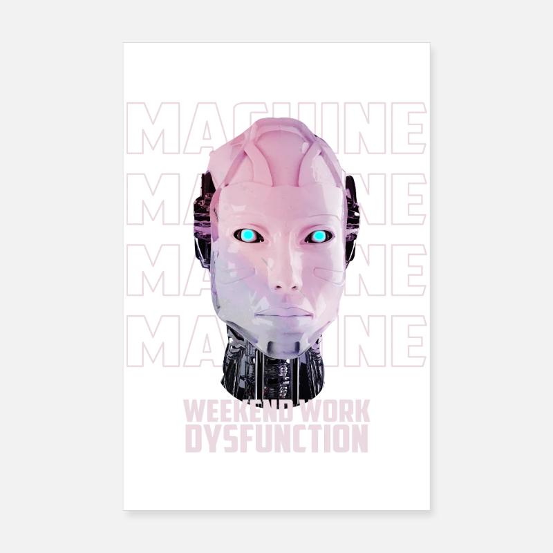 Machine Man Poster 8" x 12" (20x30 cm)