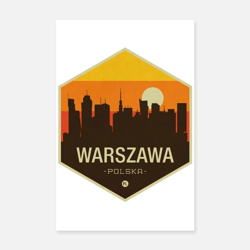 Horizon de Varsovie Poster 20 x 30 cm