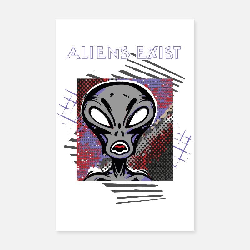 Aliens Exist: Prove Otherwise Poster 8" x 12" (20x30 cm)