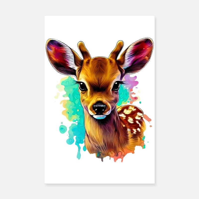 Faon Poster 20 x 30 cm