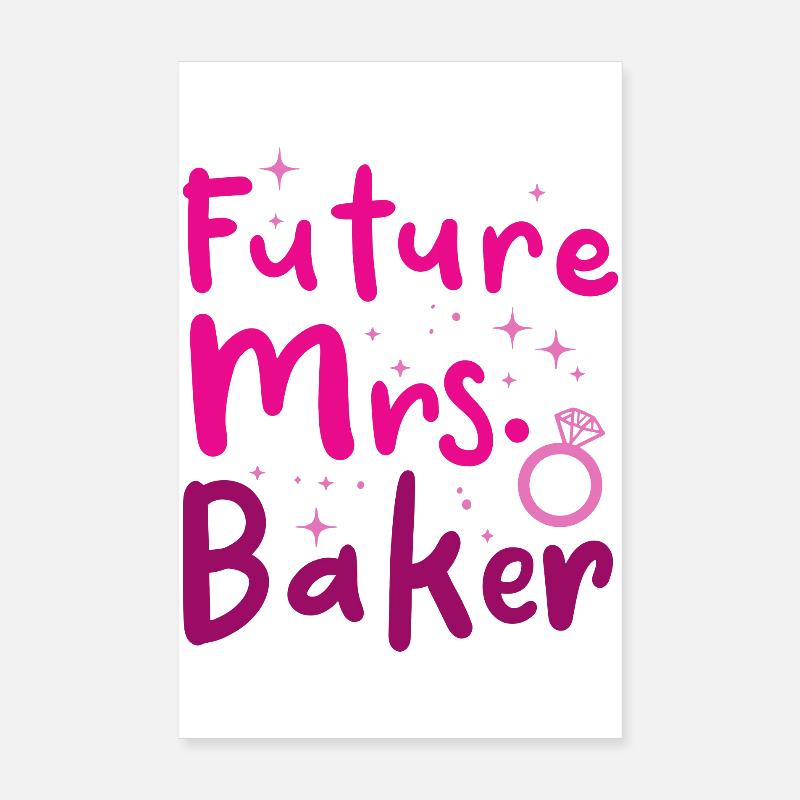 Mrs. Baker Poster 8" x 12" (20x30 cm)