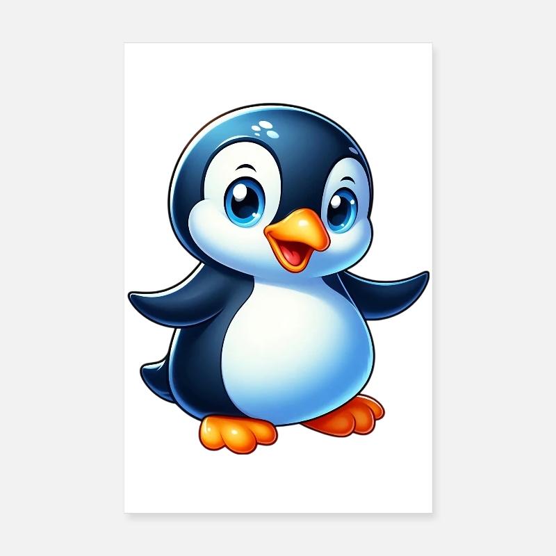 Pinguin Poster 20x30 cm