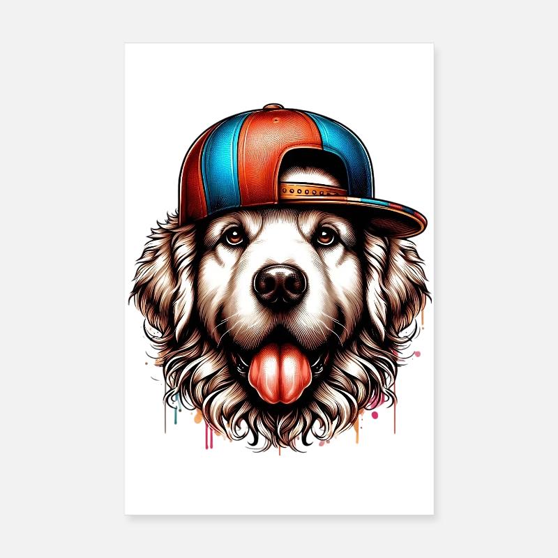 Hund Poster 20x30 cm