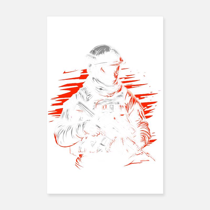 Forces spéciales Poster 20 x 30 cm
