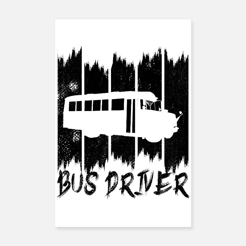 Bus driver Poster 8" x 12" (20x30 cm)