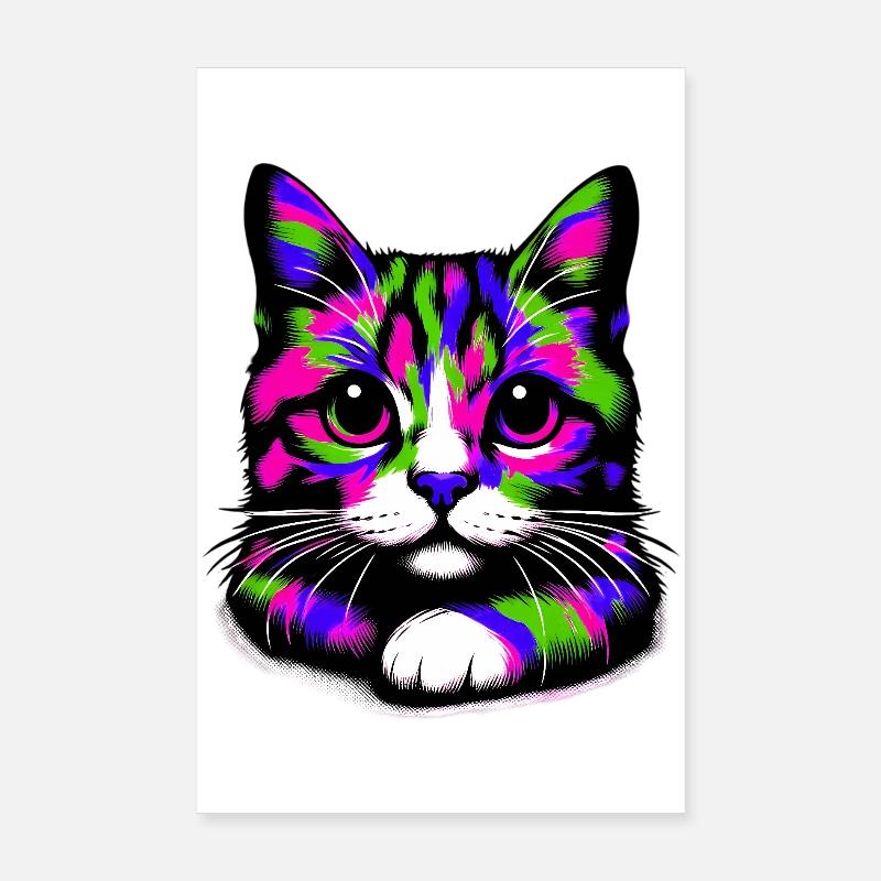 Chat Poster 20 x 30 cm