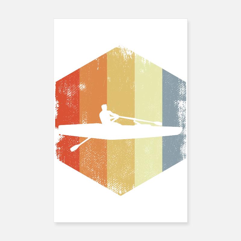 Skulls Rower Poster 8" x 12" (20x30 cm)
