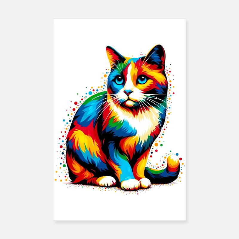 Cat Poster 8" x 12" (20x30 cm)