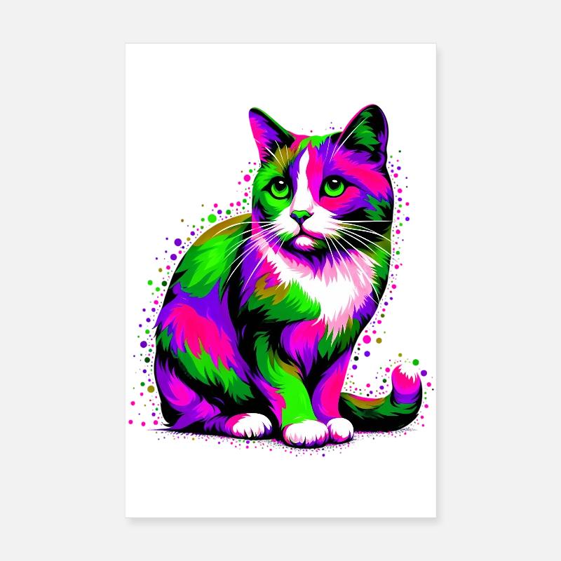 Chat Poster 20 x 30 cm