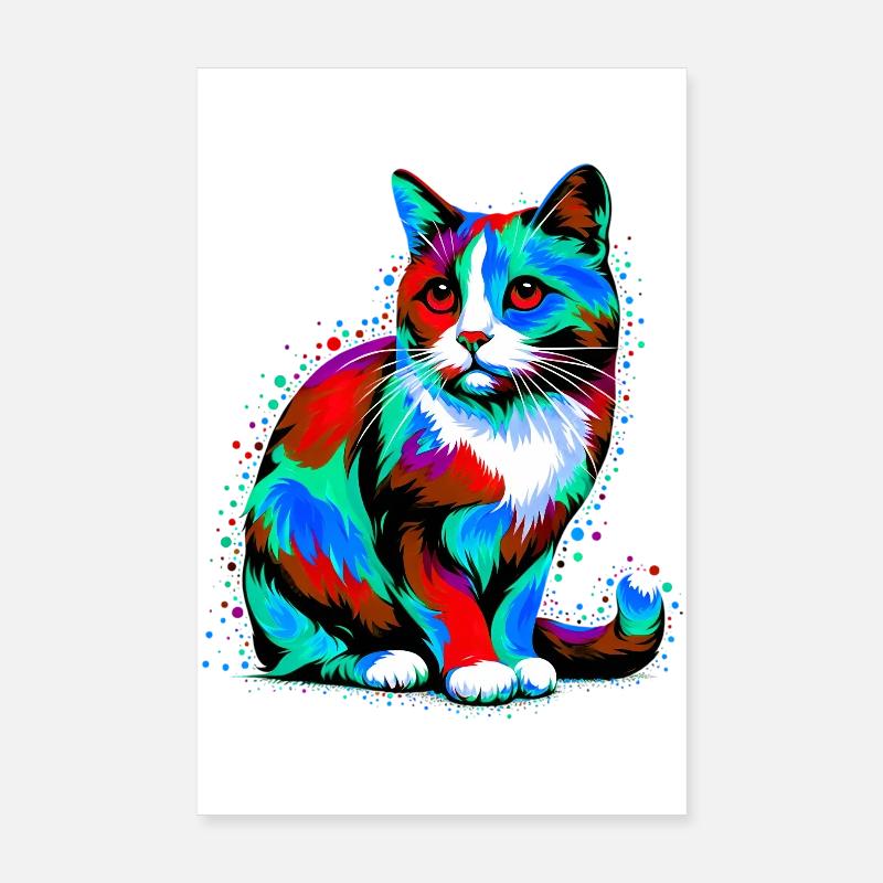 Katze Poster 20x30 cm