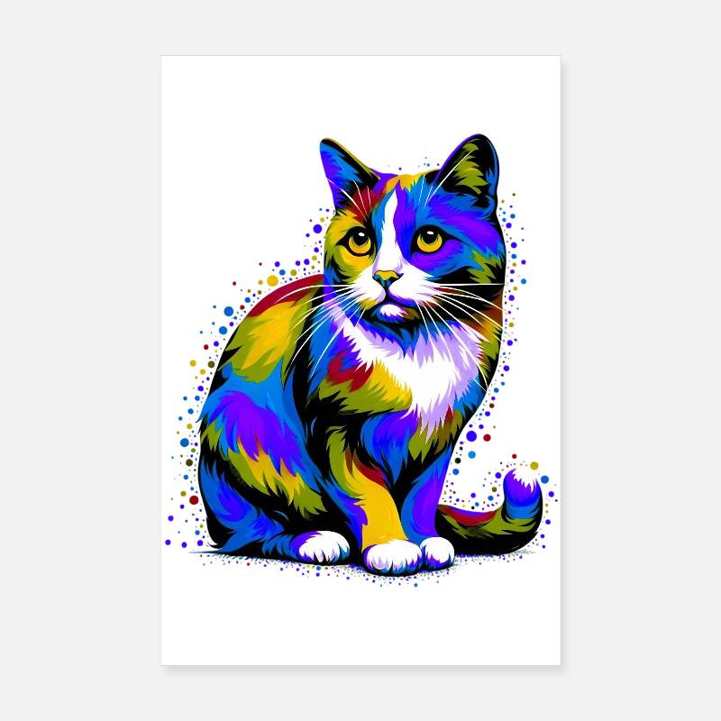Katze Poster 20x30 cm